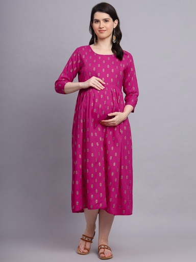 MODERN GALLERY-Rayon Anarkali feeding/ maternity  kurti
